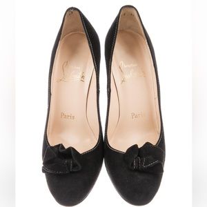 Christian Louboutin Suede Pumps